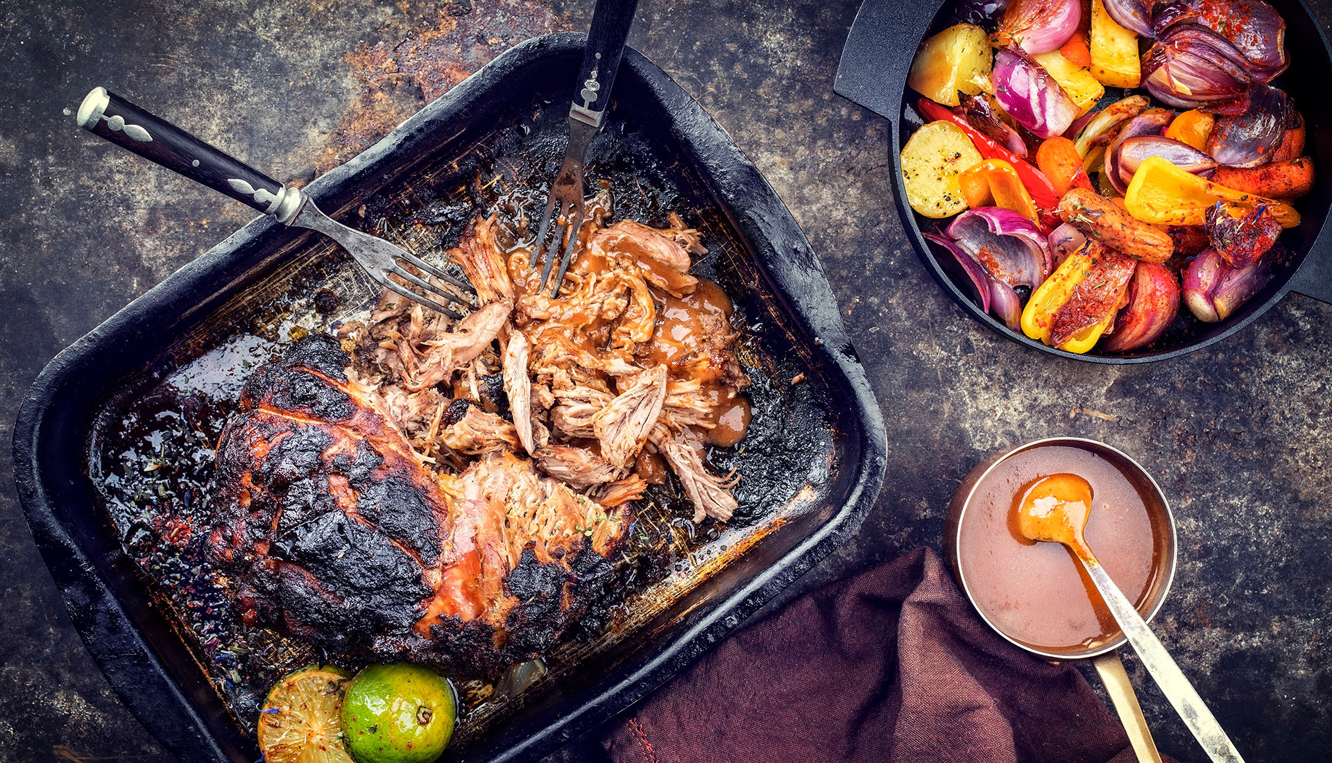 Pulled Pork vom Schwäbisch Hällischen Landschwein